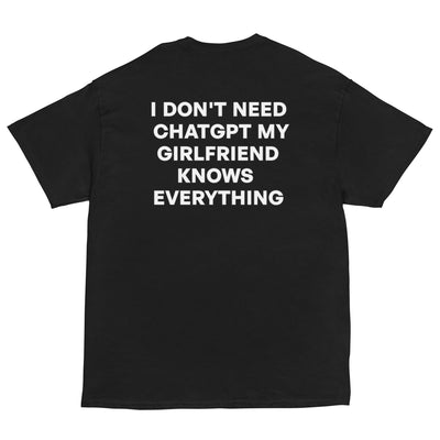 I DON'T NEED CHATGPT MY GIRLFRIEND KNOWS EVERYTHING